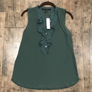 NEW!  WHBM Green Sleeveless Top